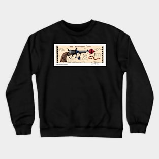 Fisherman Gun Funny Fishing Novelty Gift Crewneck Sweatshirt